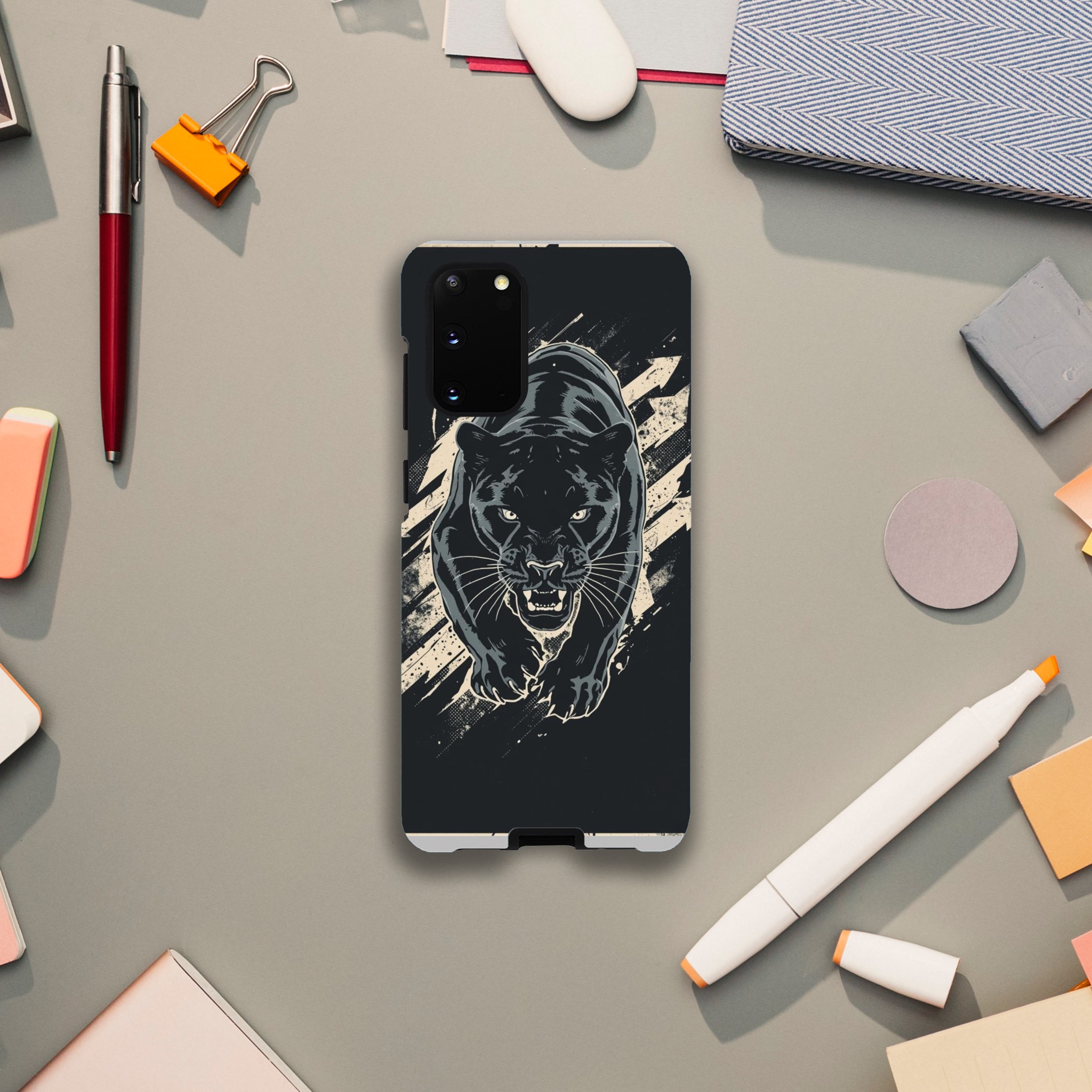 Coque iPhone Panthère noire – Style urbain streetwear