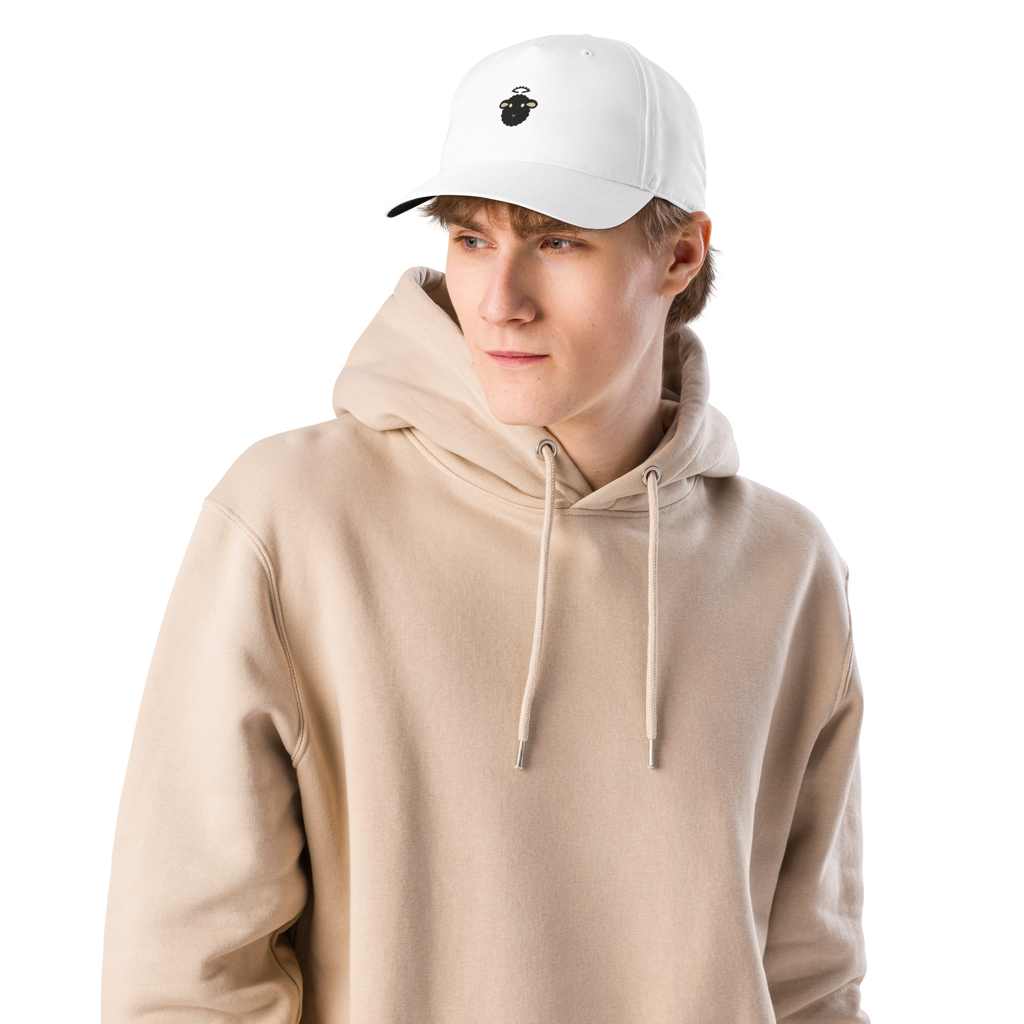 Casquette Adidas « Mouton Noir » – Emblème minimaliste noir et or