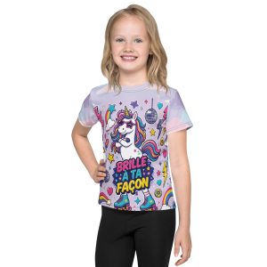 T-shirt enfant « Brille à ta façon »