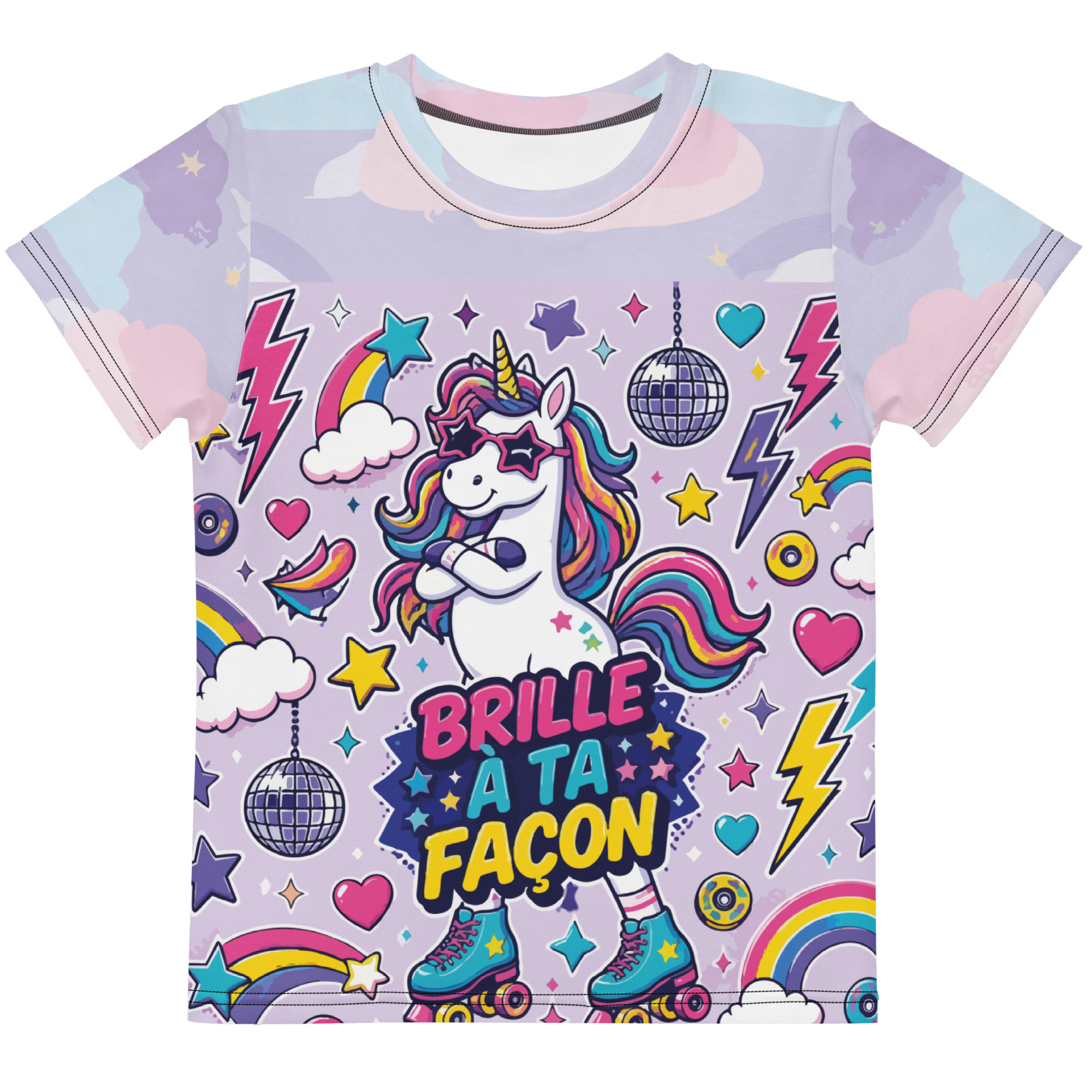 T-shirt enfant « Brille à ta façon »