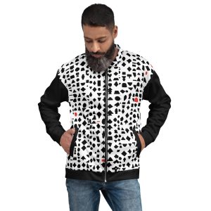 Veste bomber all-over « Build Different Think Bigger »