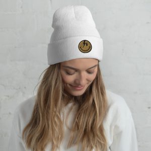 Bonnet brodé « Cracked Smile » - Divers coloris