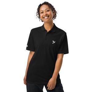Polo adidas colombe brodée – Paix et liberté