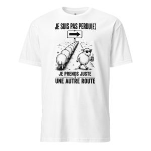 T-shirt je prends juste une autre route – Mouton indépendant