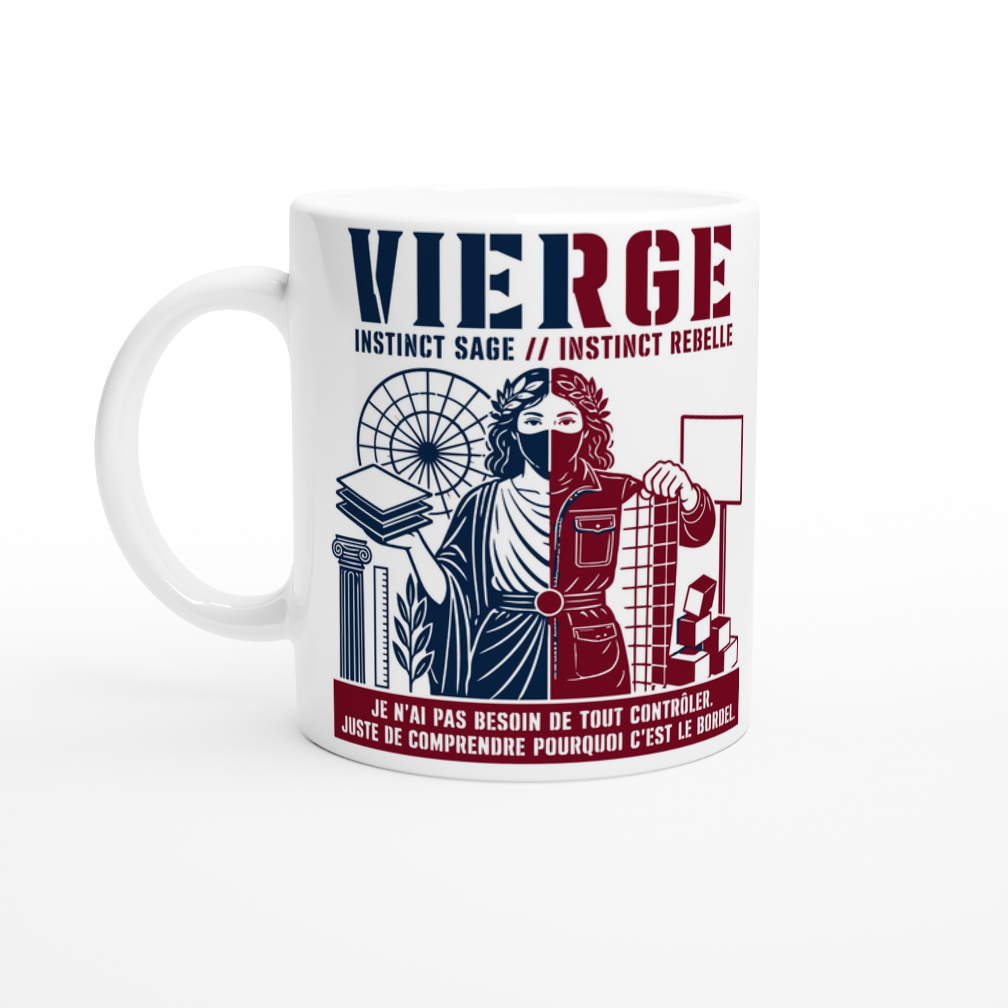 Mug Vierge 325 ml — Instinct sage, instinct rebelle
