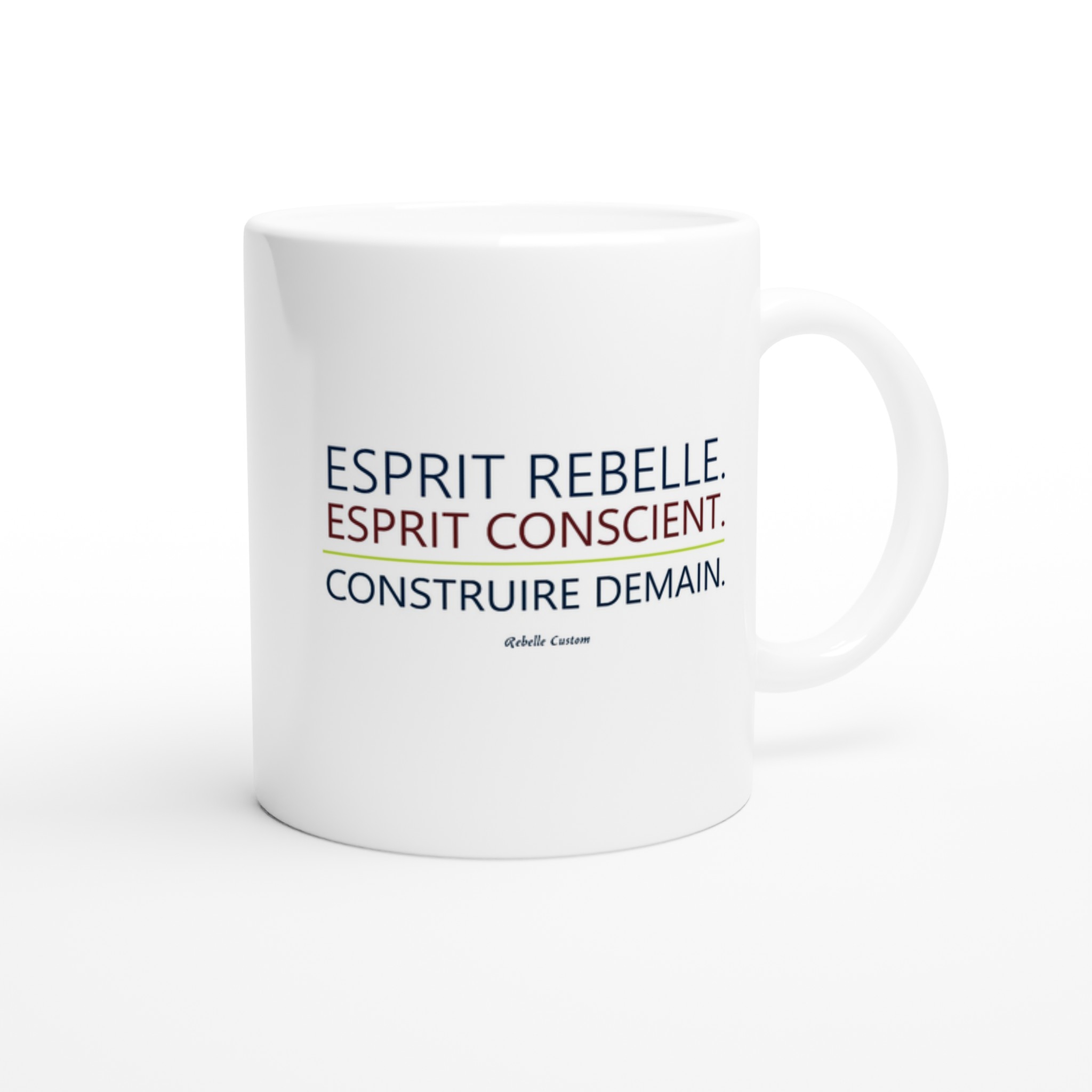 Mug Poissons 325 ml — Instinct sage, instinct rebelle
