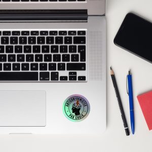 Sticker holographique « Anticonformistes par choix » – Liberté de penser
