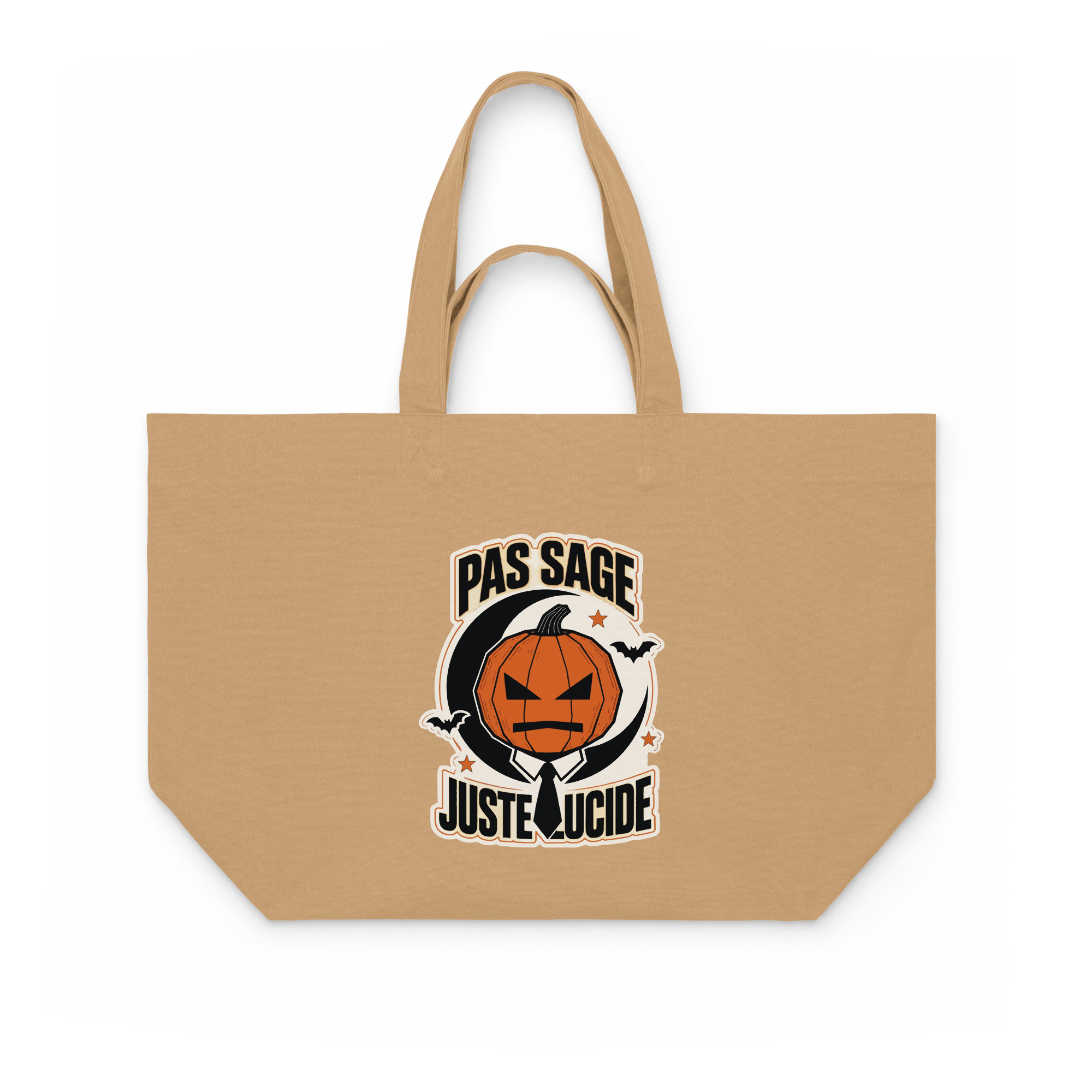Sac de courses « Pas sage, juste lucide » – Shopper Stanley/Stella en coton recyclé – Divers coloris