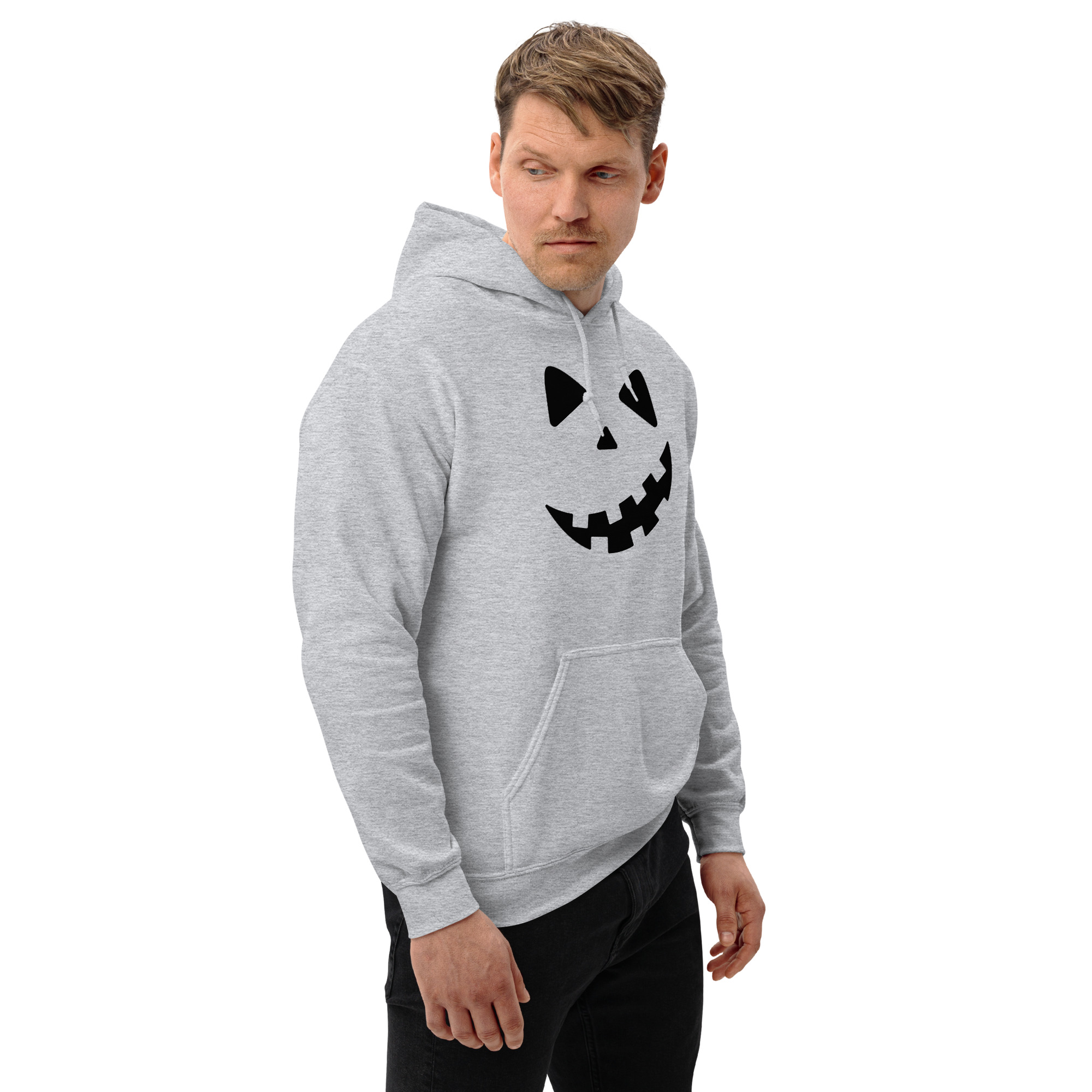 Sweat à capuche homme « Pas né pour faire joli » – Halloween streetwear