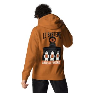 Sweat à capuche « Le Système adore les fantômes » - Divers coloris